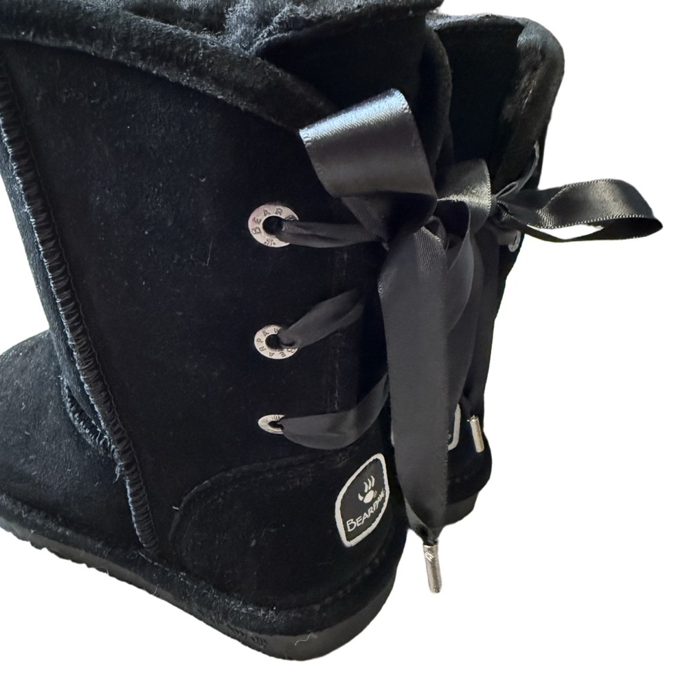 BearPaw Elizabeth II Suede Lace Back Boots - Picture 4 of 7